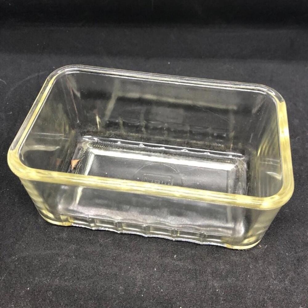 Small Vintage Glasbake Casserole Baking Refrigerator Storage Dish, No Lid